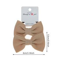 Bandeau élastique pour bébé élégant, fait à la main, avec nœud pour cheveux, couleur bonbon, nouveau design, tissu extensible, accessoires pour cheveux