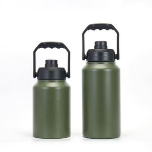 New Fashion 2L 64OZ 128OZ Stainless Steel Water <b>Bottle</b> Vacuum <b>Flask</b> Thermos Insulated Vacuum <b>Flasks</b> & Thermoses With Handle - Product Image 1