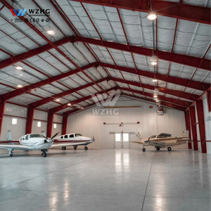 Hangar de Aviación de Acero Galvanizado por Inmersión en Caliente Personalizado, Económico para Jets Privados - Product Image 4