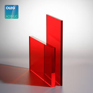 Olol diskon besar 2mm 3mm <span class=keywords><strong>5mm</strong></span> tebal lembaran akrilik bening cetak warna Solid kustom - Product Image 2