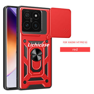 <span class=keywords><strong>Coque</strong></span> arrière de Protection d'objectif de couverture de caméra Lichicase pour <span class=keywords><strong>Xiaomi</strong></span> 14T 14T <span class=keywords><strong>Pro</strong></span> <span class=keywords><strong>coque</strong></span> de support magnétique robuste - Product Image 1