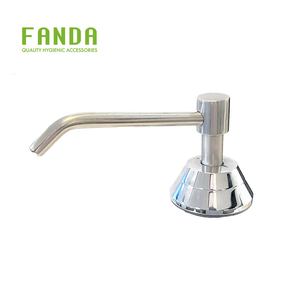 Distributeur de savon mural FANDA anti-fuite en acier inoxydable 1000ML, design moderne et écologique, fabriqué à Taïwan, pour usage au bureau, garantie 1 an - Product Image 2
