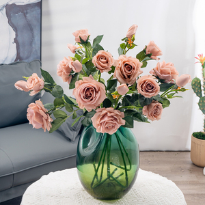 <span class=keywords><strong>Livraison</strong></span> rapide d'usine, roses artificielles de 73 cm, <span class=keywords><strong>fleurs</strong></span> artificielles douces et personnalisables pour la décoration, mariage, Saint-Valentin - Product Image 5