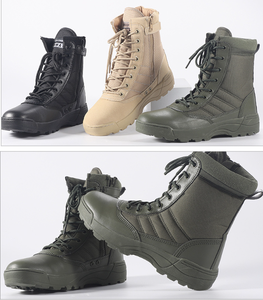 Botas de Desierto Verdes TSB09 de Cuero Vacuno o Microfibra con Costuras en Toda la Superficie - Product Image 3