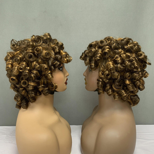 Pelucas de Cabello Humano de Alta Calidad, Pelucas de Cabello Virgen con Cutícula Alineada, Pelucas de Cabello Humano Bob en Color Piano SDD - Product Image 1