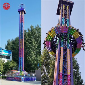 Attraction foraine jeu mécanique <span class=keywords><strong>parc</strong></span> d'attractions Rotation ciel chute libre <span class=keywords><strong>tour</strong></span> manèges <span class=keywords><strong>tour</strong></span> <span class=keywords><strong>de</strong></span> chute à vendre - Product Image 2