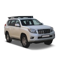 Pour Toyota Land Cruiser Prado LC150 Kit de galerie de toit en aluminium Plus acier 4x4 tout-terrain/SUV accessoires extérieurs corps porte-bagages