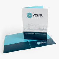 Carpeta de archivos de oficina tamaño carta A4 Carpeta de papel para presentación de negocios carpeta de documentos de dos bolsillos personalizada