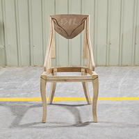 Fabricants de chaises Siège arrière confortable Jambes solides Cadres de chaises inachevés pour les fabricants