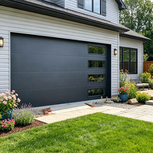<span class=keywords><strong>Porte</strong></span> de <span class=keywords><strong>garage</strong></span> roulante sans cadre à miroir, durable, en matériau résistant à l'usure, faible coût d'entretien pour usage domestique quotidien - Product Image 2
