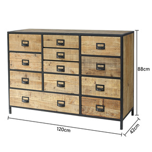 XZ-23376 Hiện Đại Sang Trọng 12 Ngăn Kéo Rắn Gỗ Cổ Điển Nhà Phòng Khách Đồ Nội Thất Lưu Trữ Ngực Cho Phòng Ngủ Lưu Trữ Tủ - Product Image 3