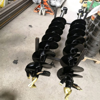 Tarière hydraulique RB pour mini-excavatrice 1-50T, moteur/engrenage, diamètre 100-400mm, pour trous d'arbres et de poteaux, CE OEM