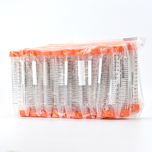 Corning 15ml Screw Top Pointed Bottom Centrifuge <b>Tubes</b> <b>Plastic</b> Enzyme Free Pyrogen Free 50 <b>Tubes</b> Per Pack - Product Image 2