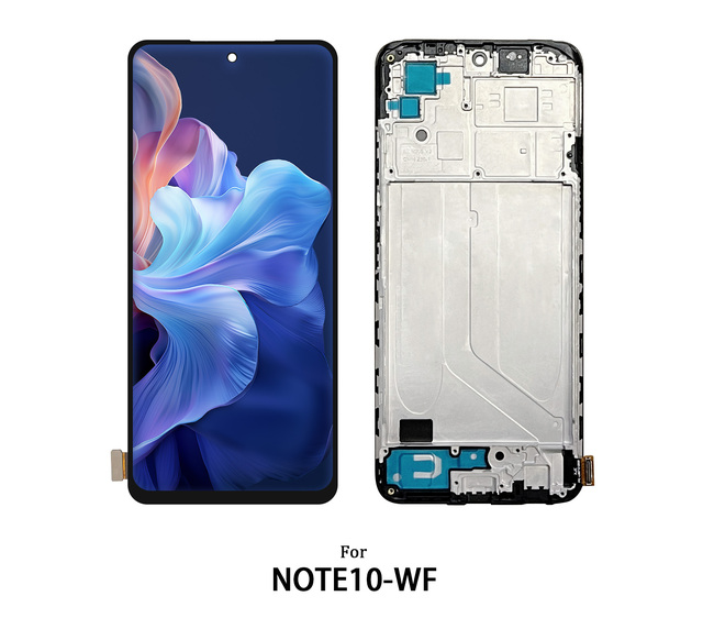 XJE Factory Mobile Phone Lcd 6.5'' Touch Screen for XIAOMI NOTE10 INCELL with Frame Lcd Touch Digitizer Assembly Replacement