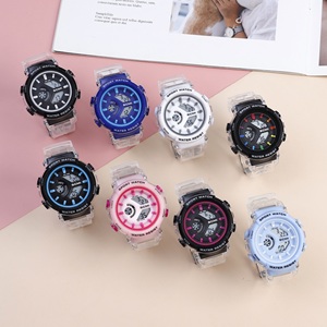 Reloj Deportivo Digital Multifunción LED con Correa Transparente, Resistente al Agua, Cronómetro, Luz de Fondo, Alarma, Semana, para Hombre y Mujer, para Actividades al Aire Libre - Product Image 2