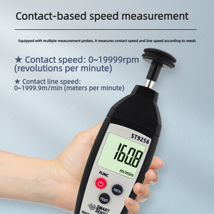 SMART SENSOR ST925 ST926 ST9256 Tachymètre laser numérique sans contact, testeur de vitesse linéaire pour moteur - Product Image 3