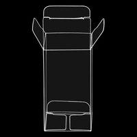 Boîtes en acétate personnalisées, 2 pouces, taille 2x2, 4x4, 8x8, 12x12, 13x13, 14x14 cm, variété de boîtes en plastique transparent pour emballages de bonbons, boîte cadeau de mariage