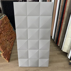 PU Net người nổi tiếng thành phần Yuri gạch trong nhà PU Panel tường Trọng lượng nhẹ 3D PU Panel tường trang trí cho phân vùng nền tường - Product Image 2