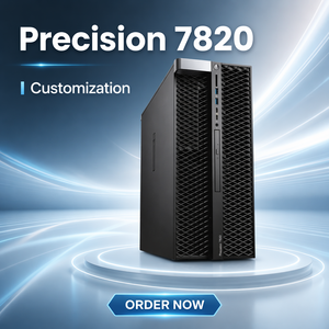 Station de travail graphique Tower 7820 pour designers, ordinateur de bureau avec 16 Go de mémoire, options 64 Go et 8 Go, serveur GPU puissant - Product Image 1