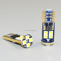 Pièces et accessoires automobiles, éclairage automobile, ampoule LED de voiture T10 3030 12SMD 12 LED compatible Canbus, remplacement/mise à niveau d'ampoule automobile