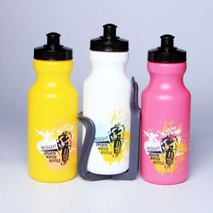 Bouteilles d'eau de sport écologiques réutilisables en gros, avec logo personnalisé, qualité alimentaire, bouteille d'eau portable en plastique pour la course à pied - Product Image 3