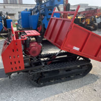 Camion de transport à chenilles en acier inoxydable de haute qualité, alimenté au diesel, avec moteur, boîte de vitesses et pulvérisateur, capacité de 1 à 100 tonnes, faible encombrement