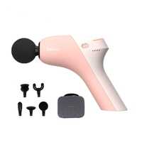 Pistolet de massage rechargeable Beoka Mini Muscle à 5 têtes, de haute qualité, professionnel, pour le corps et le visage, massage des tissus profonds