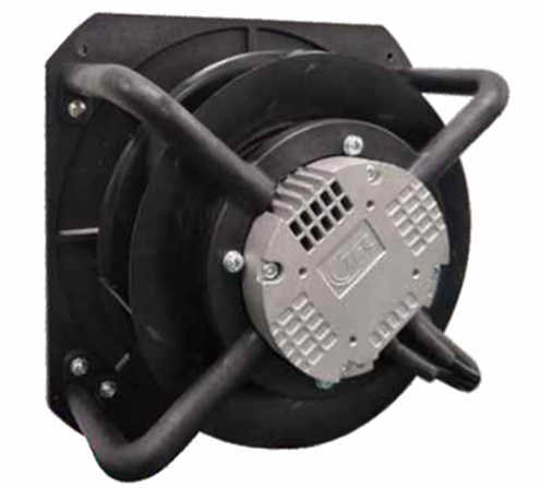 Cooling EC IP55 175mm Ventilation Centrifugal Backward Fan with Support Bracket