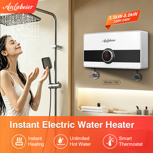 Calentador de Agua Eléctrico Instantáneo Ultracompacto de 1.49 kg con Control de Temperatura Gradual Preciso y Pantalla LED - Product Image 6