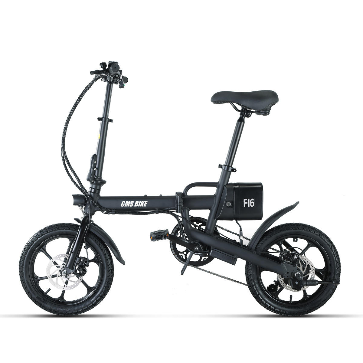 16-Inch Portable Power Electric Hybrid Bike Ultra-Light Folding Electric  Vehicle with Variable Speed for Men Women 48v Voltage