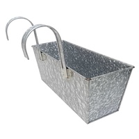 Jiangmen – grand Vase en métal galvanisé, Pot de fleurs suspendu, jardinière