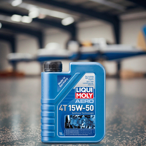 Acheter huile moteur AERO 4 temps d'origine/4T 15W-50 / 1 Litre/MOLY LIQUIDE pour moteurs d'avion 4 temps Livraison UE Douane gratuite - Product Image 4