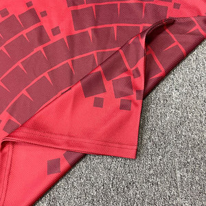 Camiseta de Fútbol con Estampado Geométrico Personalizado, Poliéster de Secado Rápido, Ropa Deportiva Transpirable, Camiseta de Fútbol Urbana - Product Image 4