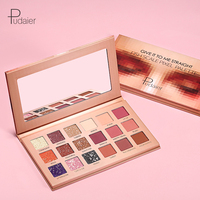 Échantillon gratuit de marque privée, grande palette de fards à paupières, perle brillante, étanche, longue durée, maquillage des yeux de haute qualité OEM/ODM