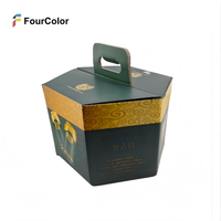 Boîte de transport pour bouteilles de bière en papier kraft écologique, emballage solide en carton ondulé, boîte à bière