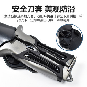 Cuchillo de Rescate Multifuncional Yasyan, Hoja de Acero Inoxidable Parcialmente Dentada, Herramienta de Supervivencia para Exteriores de Grado Industrial - Product Image 3