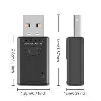 Adaptateur USB BT 5.4 AUX, émetteur-récepteur, dongle, adaptateur audio sans fil USB 5.3 pour ordinateur, PC, ordinateur portable