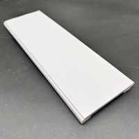 Plinthe en polystyrène PS, profil décoratif mural, étanche et durable pour projets d'intérieur modernes