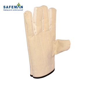 Fabrikpreis SAFEMAN 2*2 Robuste Baumwoll-Canvas-Arbeitshandschuhe Hitzebeständige Mehrzweckhandschuhe zu Günstigen Preisen - Product Image 3