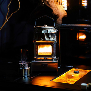 <span class=keywords><strong>Lampe</strong></span> à huile portable, réchaud à pétrole en acier inoxydable, <span class=keywords><strong>lampe</strong></span> à flamme rétro légère, 1 <span class=keywords><strong>lampe</strong></span> à huile en verre pour camping extérieur - Product Image 6