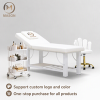 Table de massage corporelle complète personnalisable, contemporaine, portable, confortable, en PU, pour salon de beauté et onglerie