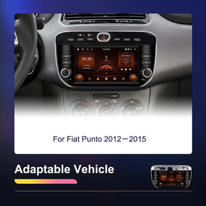 Podofo 7'' pour Fiat Punto 2012-2015 Autoradio Android 2+64 Go CarPlay Android Auto GPS WiFi BT FM RDS Logistique efficace - Product Image 2
