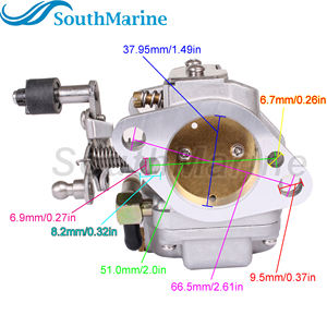 Moteur de bateau 3301-821854T5 3301-821854T20 Carburateur central pour Mercury Mariner 40HP 45HP 55HP 60HP 2 temps 3 cylindres - Product Image 5