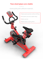 Vélo d'Appartement Pliable de Chaîne de Salles de Sport Commerciales avec Moteur et Écran d'Affichage LED pour Usage Domestique ou en Salle de Sport