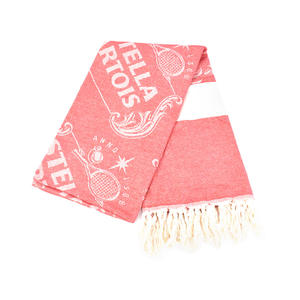 منشفة شاطئ فاخرة بغطاء للرأس من الميكروفيبر للبالغين بطراز ترومي عتيق مخصص للاستخدام المحمول - Product Image 3