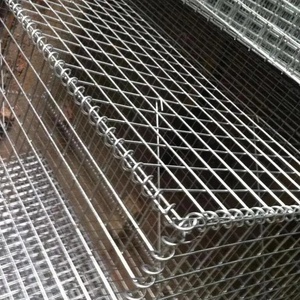 Kích Thước Tùy Chỉnh Dệt Chống Gỉ Nhúng Nóng Mạ Kẽm Dây Net Rọ Đá Lồng Thép Không Gỉ Hình Lục Giác Vuông Đá Giỏ - Product Image 2