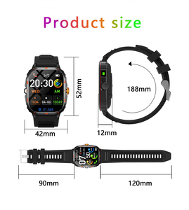 Reloj Inteligente Deportivo Resistente H24 con Pantalla Grande de 2.01 Pulgadas, Llamadas Inalámbricas, Monitor de Ritmo Cardíaco, Conteo de Pasos, Precio de Fábrica OEM ODM - Product Image 3