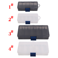 Boîte à appâts imperméable et résistante aux chutes, accessoires de pêche, boîte de rangement 5 compartiments pour la pêche