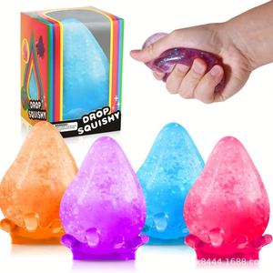 Needoh Nice Cube es <span class=keywords><strong>un</strong></span> juguete sensorial para aliviar el estrés, con gotas de agua y maltosa para apretar y relajarse. - Product Image 2