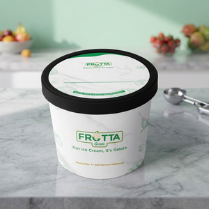 Recipientes de Papel para Postres Congelados de 5 oz, Resistentes a Fugas, Impresos Personalizados, de Grado Alimenticio, con Tapas para Gelato - Product Image 2